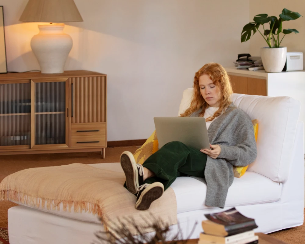 wood and rattan sideboard